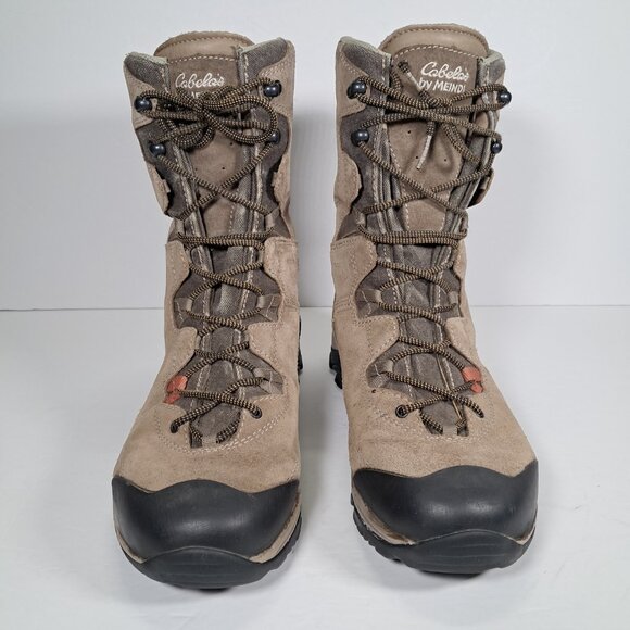 Cabelas by Meindl Boots Women US 10 Goretex Leather Tan Outdoor Insulated Pflege - Picture 10 of 15